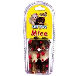 Cat Toy Ratinhos Pack com 6 unidades